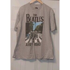 The Beatles Abby Road Apple Corps Abbey Black Lightweight T-Shirt Size 2XL